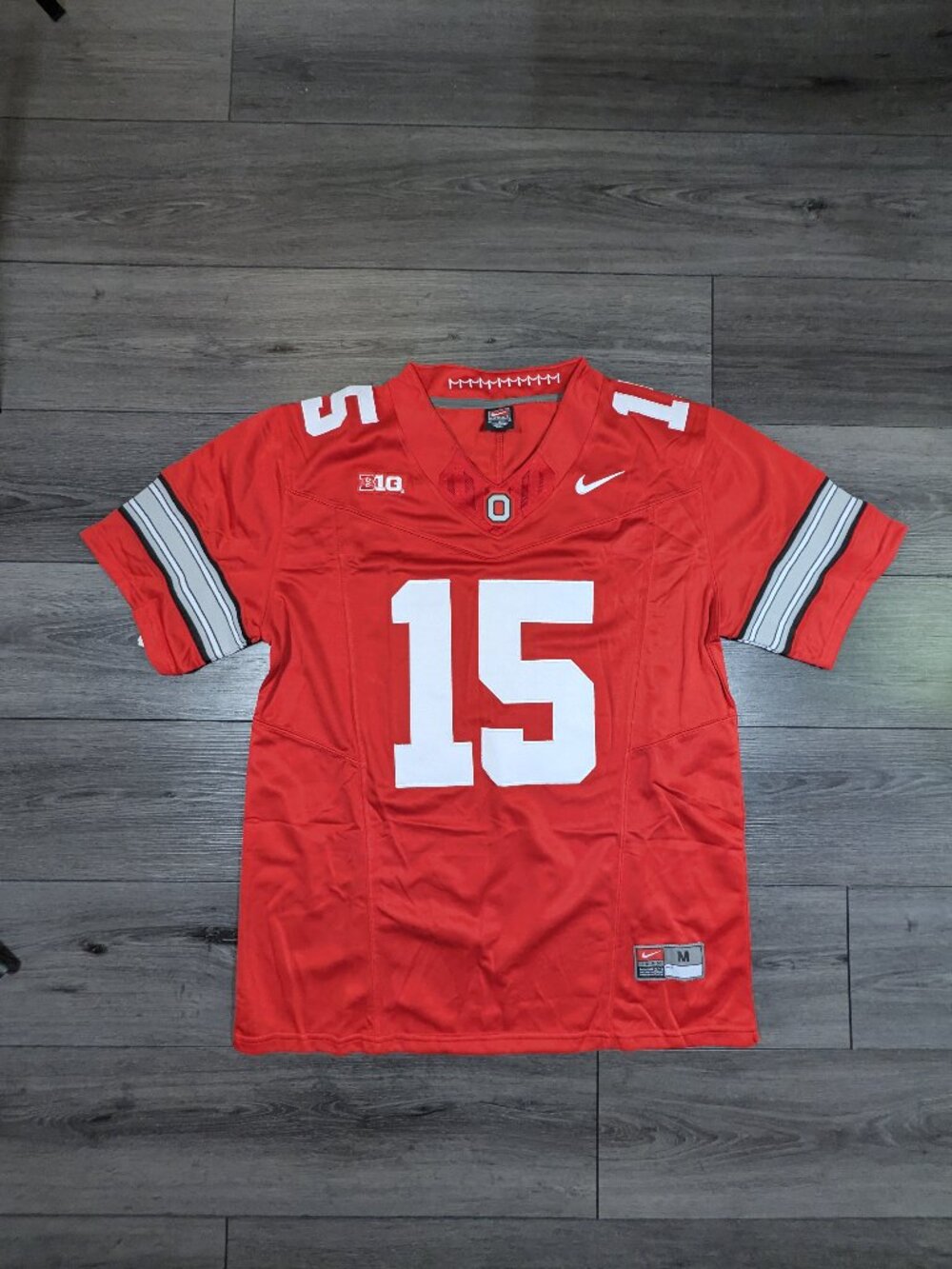 Chris Henry Jr. #15 Buckeye Stripe 2026 OSU Ohio State Football Jersey Medium